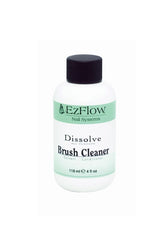 EzFlow Dissolve Brush Cleaner – All-purpose solvent and conditioner for cleaning nail brushes, ensuring proper care and longevity.