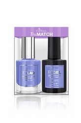 Front view of EzFlow TruMatch Color Duos Going Up? 2 bottlle gel & lacquer polish combo retail pack