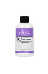 EZFlow Q Monomer 3.5oz - Maximum adhesion ethyl methacrylate monomer for flawless acrylic nail applications and enhanced durability.