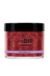 Forward facing 2 ounce round jar of EzFlow TruDIP Coat Check printed with product information