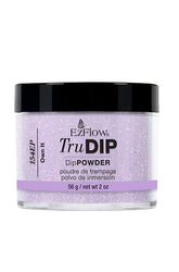 EzFlow TruDIP Own It contained in a 2 ounce clear glass tub printed with product label