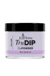 Forward facing glass container of EzFlow TruDIP Free Fall showing its contents