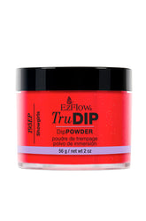 A forward facing glass tub of EzFlow TruDIP Showgirls topped with black screw on top cap