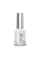 EZFlow TruLAQ Extended Wear Base Coat in a 0.5 oz bottle, providing a smooth foundation for long-lasting nails.