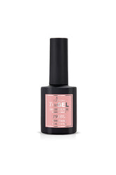 A 0.5 ounce bottle of EzFlow TruGEL Flirty Fiesta facing forward