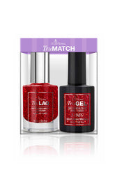 Front view of EzFlow TruMatch Color Duos Shoes Gone Missing 2 bottle gel/lacquer combo pack