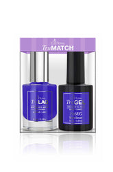 Front view of EzFlow TruMatch Color Duos 2 bottle gel & lacquer polish combo retail pack