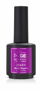Front view of EzFlow TruGel shade Manic Magenta bottle