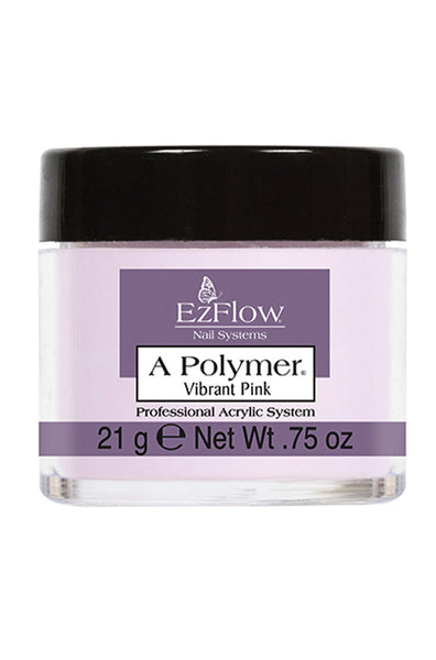 EzFlow A Polymer Vibrant Pink ƒ?? Acrylic Powder for Bold Nails