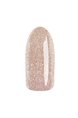 Nude glitter color preview of EzFlow Color Duos Bottle Service gel & lacquer polish combination
