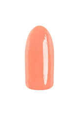 Glossy peachy creme' color preview of EzFlow Color Duos Nope, Not Today gel & lacquer polish combination