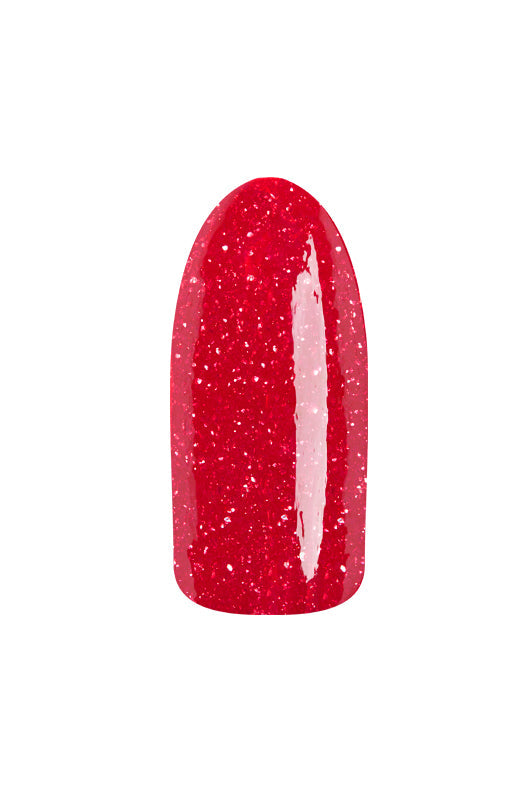 Strawberry color preview of EzFlow Color Duos Line'em Up gel & lacquer polish combination