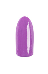 EzFlow TruDIP Last Call swatched onto a fake nail featuring its light purple creme' color
