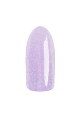 EzFlow TruDIP Own It swatchd onto synthetic nails displaying its lilac magenta hue
