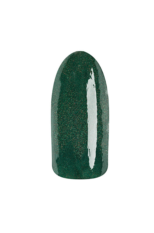 Shimmering hunter green color preview of EzFlow TruDIP Money Honey nail dip powder