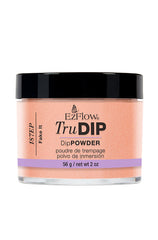 A front facing 2 ounce glass tub of EzFlow TruDIP Fake It printed with product name & information