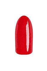 Roxanne nail swatch in a vibrant red color with a glossy, smooth finish.