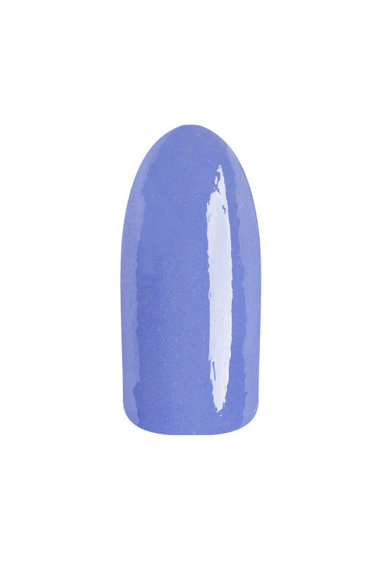 Lilac blue creme' combination showing EzFlow TruMatch Color Duos Going Up? finish on artificial nail