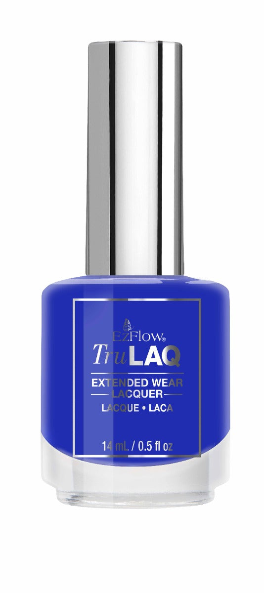 Front view of EzFlow TruLaq shade Blue Morning Glory Bottle
