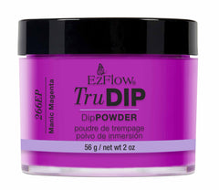 Front view of EzFlow TruDip shade Manic Magenta Jar